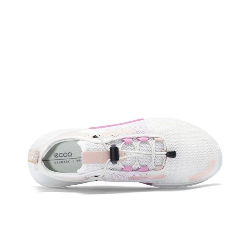 Ecco Striding 2.0 Series Low Top Sports Casual Shoes Women's White-3