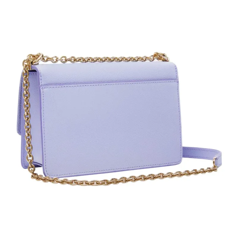 Furla 1927 Collection Leather Small Square Bag Shoulder Bag Crossbody Bag Mini Women's Light Purple-2