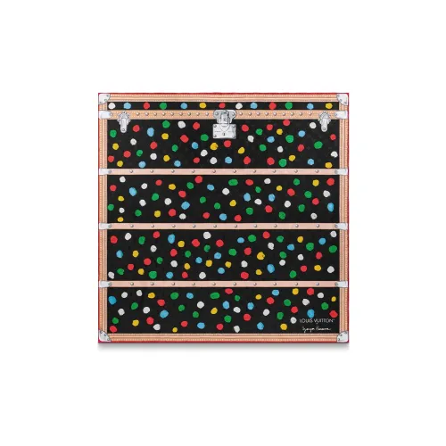 LOUIS VUITTON X Yayoi Kusama Painted Dots Monogram Square 90 