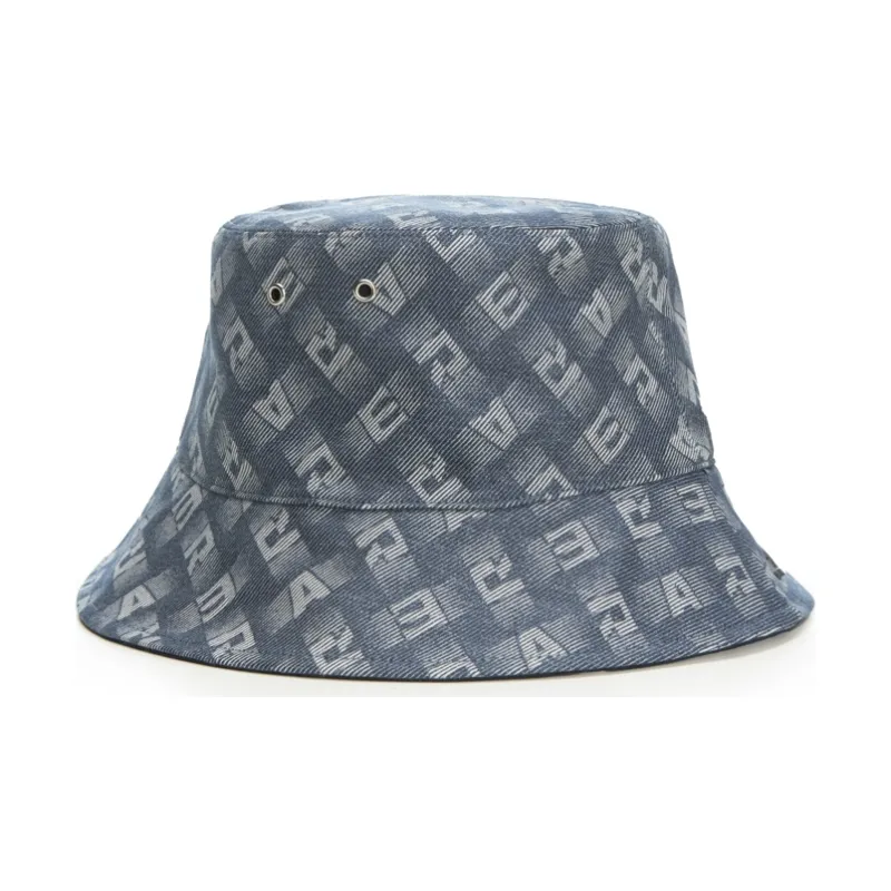 RARE Cotton Bucket Hats Unisex Navy Blue-3