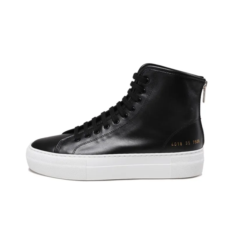 COMMON PROJECTS Stylish Skateboarding Shoes Women's Black-0