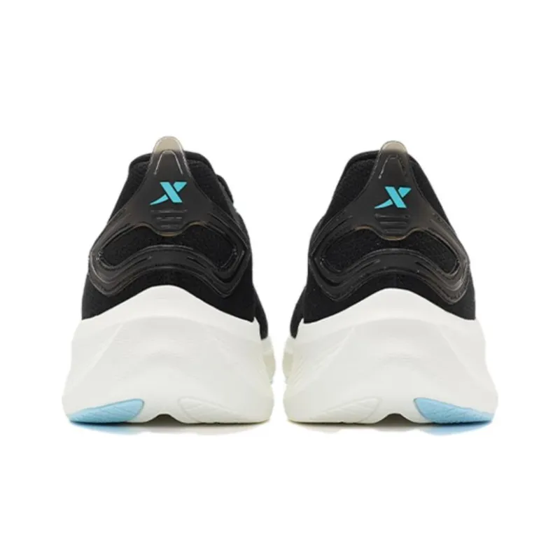 XTEP Lighten 7.0 Cushioning, Slip Resistant, Abrasion Resistant, Rebound Low Top Running Shoes Men's Black Blue-4