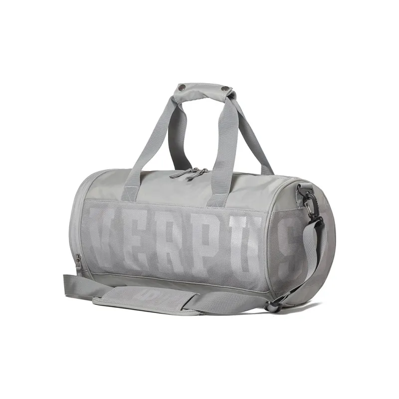 LOVERPUSS Nylon Gym Bag Yoga Bag Swim Bag Handbag Crossbody Bag Regular Unisex Black/Gray-1