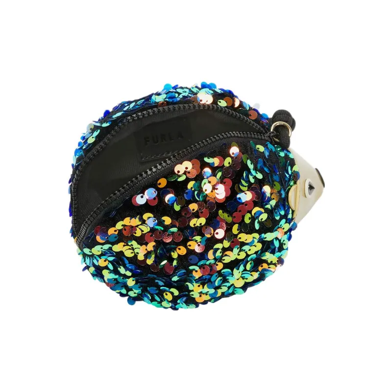 Furla Allegra Coin Purse Women's Blue/Green Multicolor-1