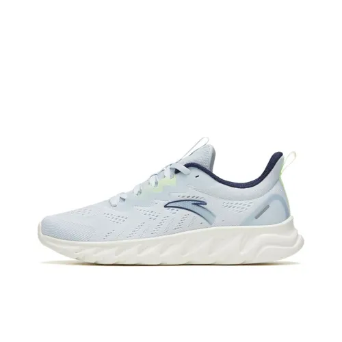 Anta Running Collection Anti Slip Wear Resistant Low Top Running Shoes Men's Clear Blue White