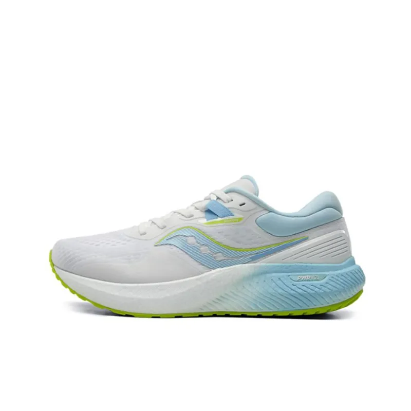 Saucony Surge 1 Cushioning Anti Slip And Wear Resistant Low Top Casual Running Shoes Men's White Blue Green-0