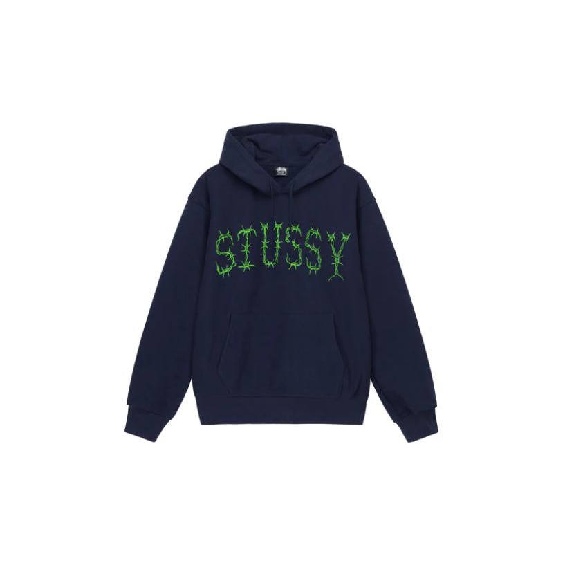 Stussy Barb Hoodie White M - POIZON