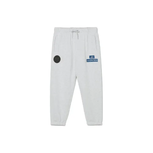 Alpha Industries Knitted Sweatpants Men Light Gray