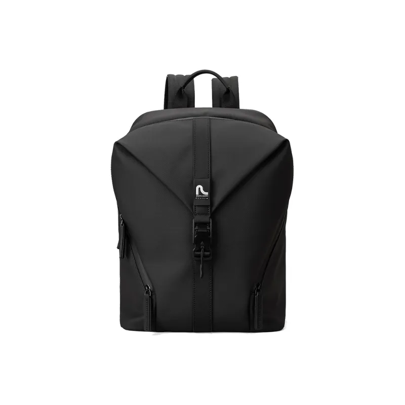 PIERRE CARDIN Fabric Laptop Bag Backpack Large Size Men's Black-0
