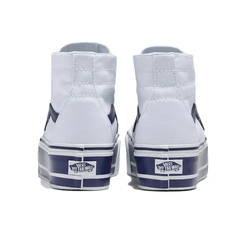 Vans SK8 Hi Tapered Stackform 'White Navy Blue'-2