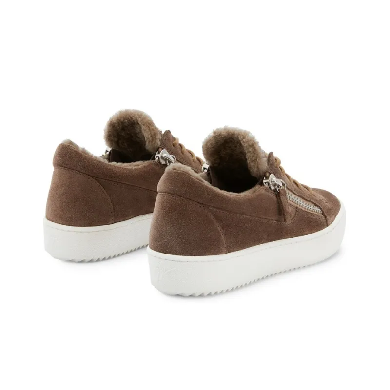Giuseppe Zanotti Gail Sheepskin Trim Sneakers-3