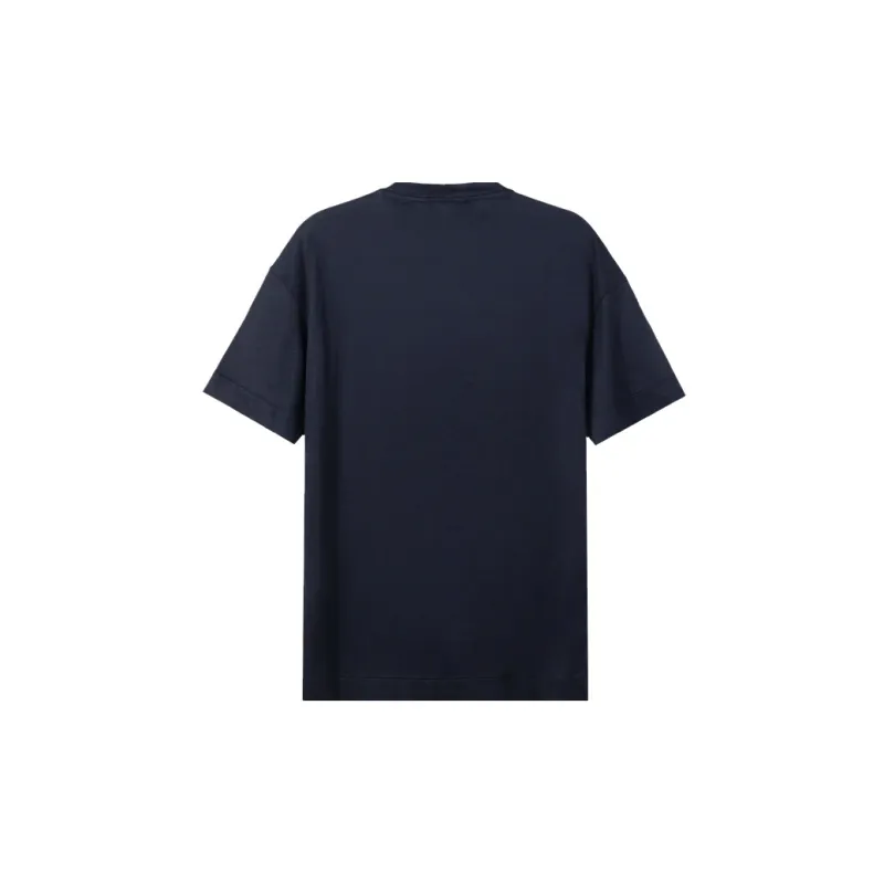 EMPORIO ARMANI T Shirts Men Marine Blue Orange Red-1