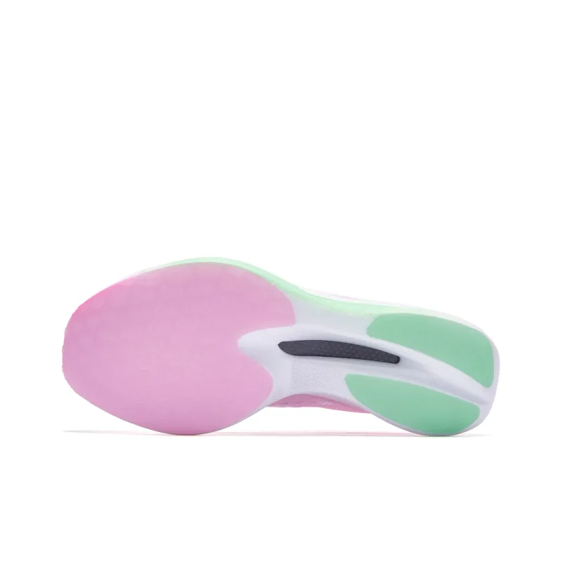 QIAODAN F\PB3.0 Anti Slip And Wear Resistant Lightweight Low Top Running Shoes Women's Pink Green-4
