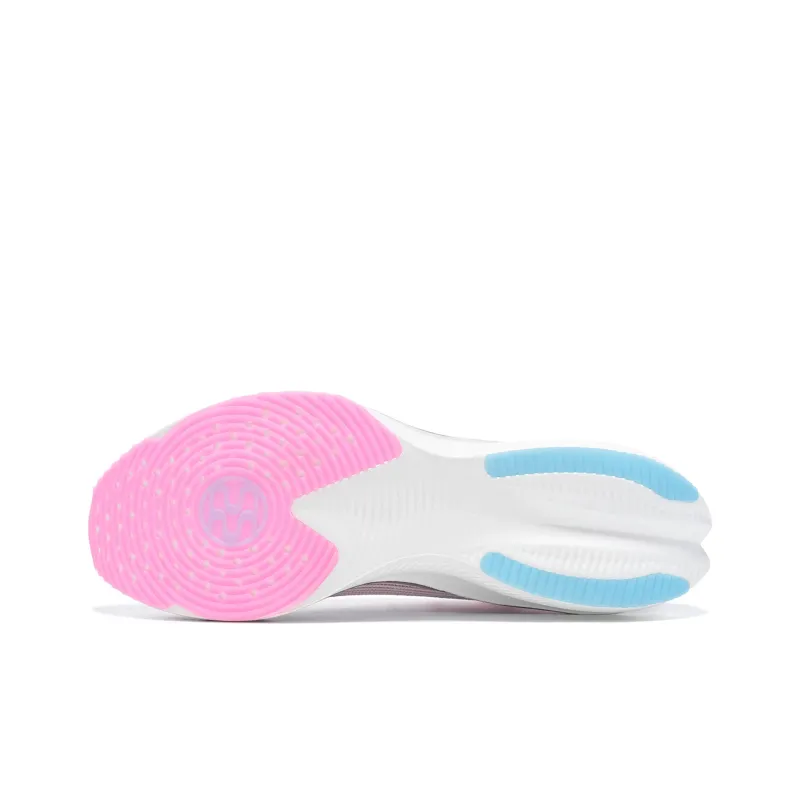 LiNing Feidian 3 Ultra Tin Horse Cushioning Anti Slip And Wear Resistant Low Top Running Shoes Unisex Pink Blue-4
