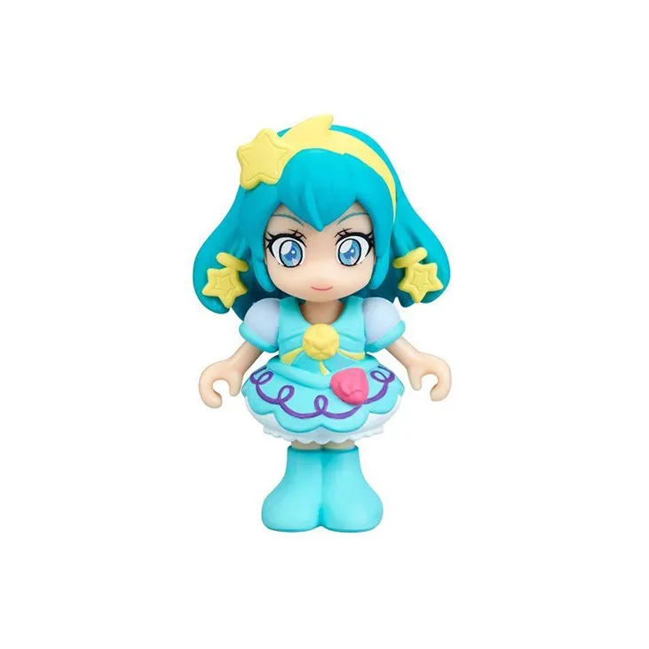 BANDAI Star☆Twinkle Pretty Cure Dress Up Collection Yui Lala Blue Chibi Figures-1