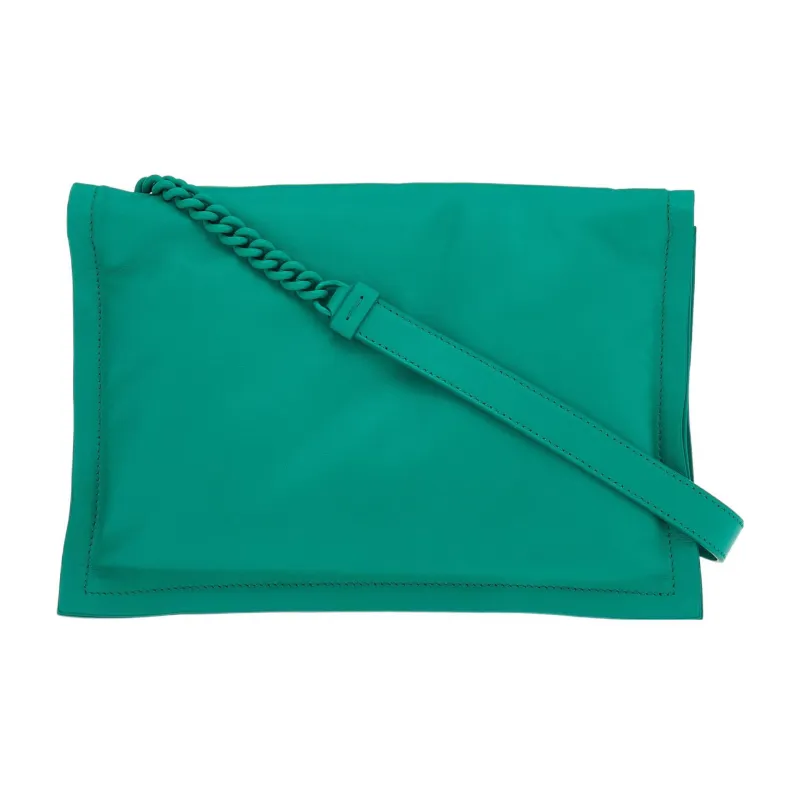 FERRAGAMO Viva Calfskin Crossbody Bag Shoulder Bag Women's Green-1