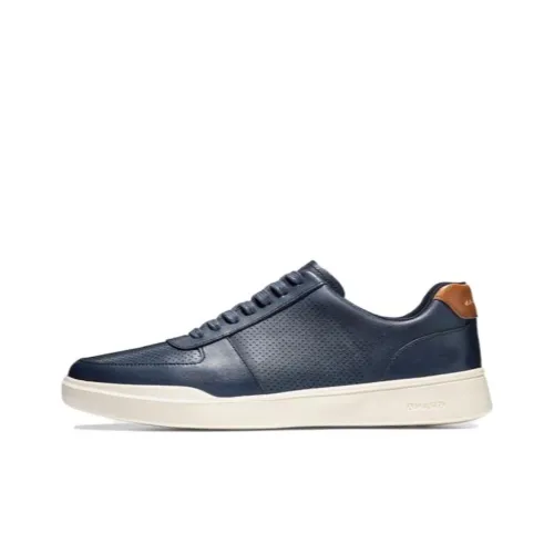 COLE HAAN Skateboard Shoes Men Low-Top Blue