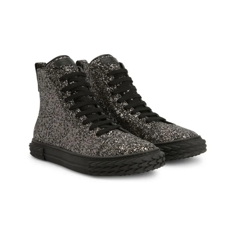 Giuseppe Zanotti/GZ Blabber Ecoblabber High Top Stylish Skateboarding Shoes Men's Gray-2