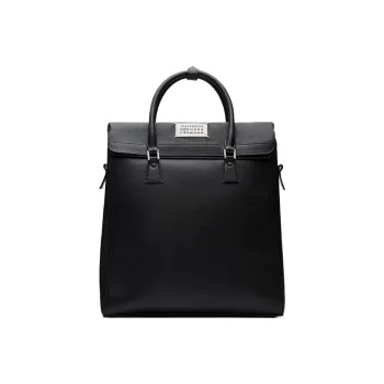 Maison Margiela Logo Patch Zipped Backpack