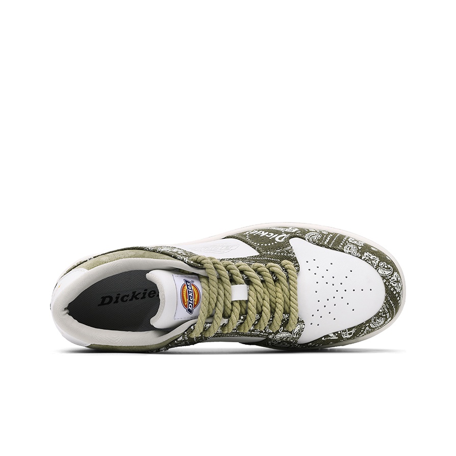 Dickies Skateboard Shoes Men Low-Top Beige Green - POIZON