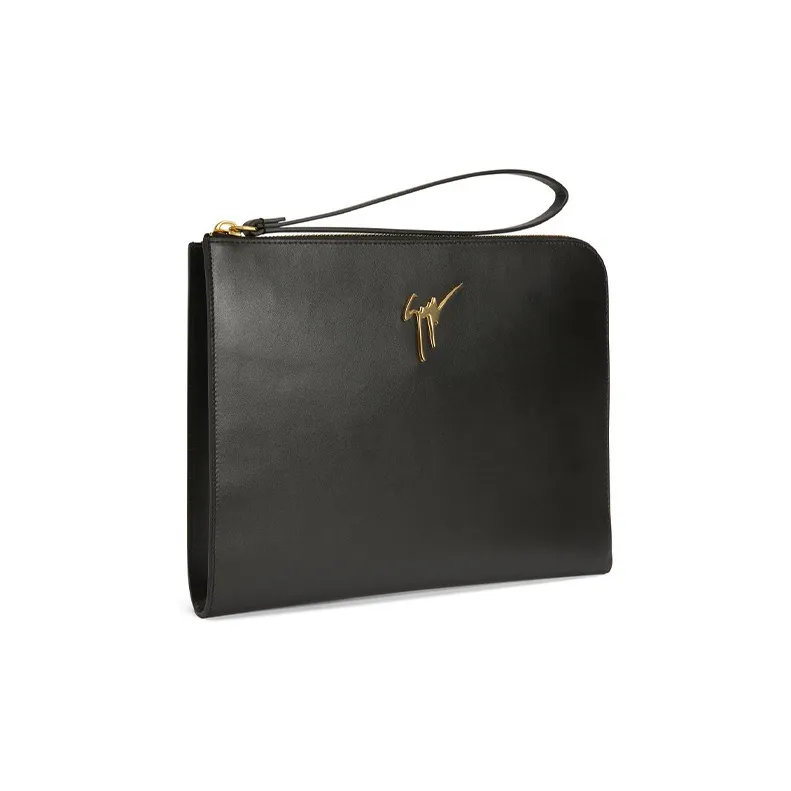 Giuseppe Zanotti Fabian Leather Clutch Bag-1