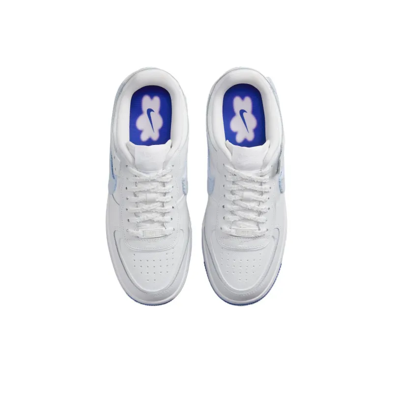 Nike Air Force 1 Low Shadow Chenille Swoosh Blue Tint Women's-3