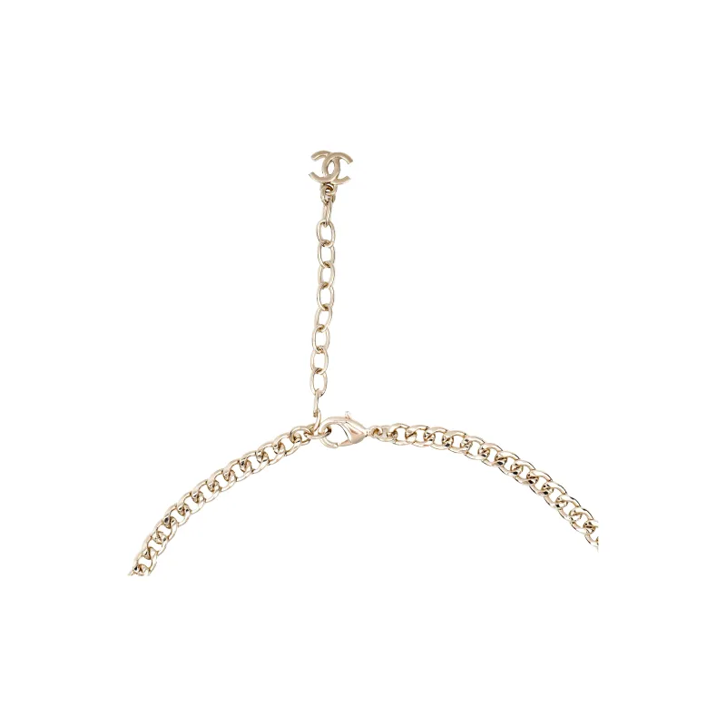 CHANEL Necklaces Women's Green-3