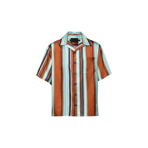 PRADA Shirts Men Brown