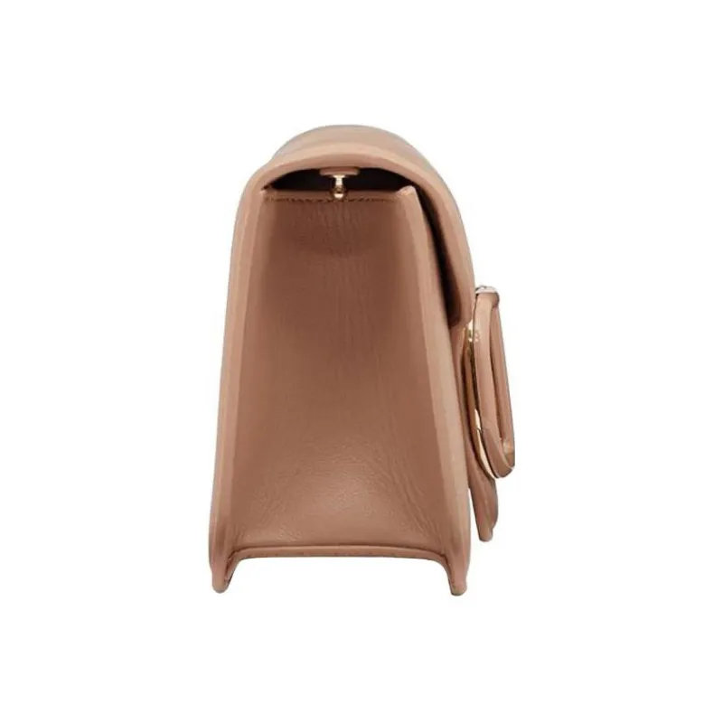 Valentino Locò Calfskin Baguette Bag Handbag, Crossbody Bag, Shoulder Bag Women's Rose Pink-2