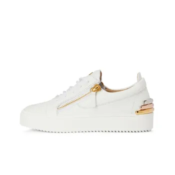 giuseppe zanotti Zip details Leather Sneakers