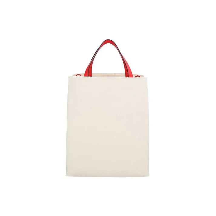 Valentino GARAVANI Linen Shoulder Bag, Crossbody Bag, Handbag Regular Men's Red-2
