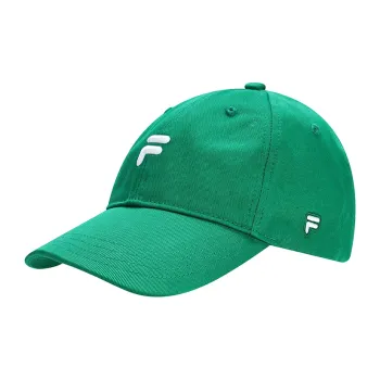 FILA FUSION Cotton Baseball Caps Unisex Suddenly Green