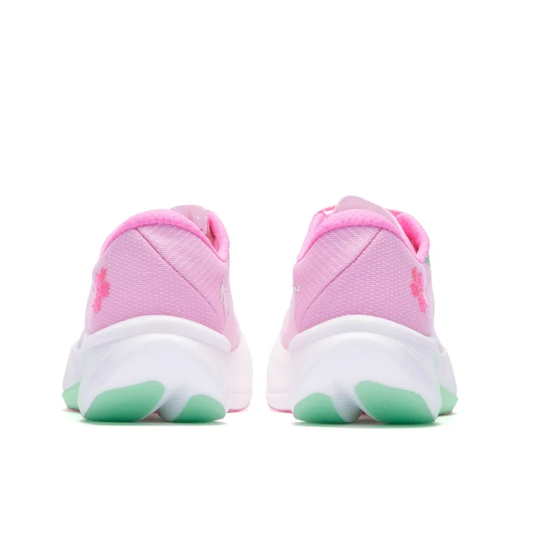 QIAODAN F\PB3.0 Anti Slip And Wear Resistant Lightweight Low Top Running Shoes Men's Pink Green-3