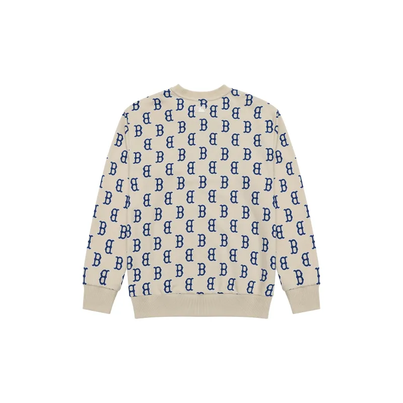 MLB Sweatshirt Unisex Light Beige-1