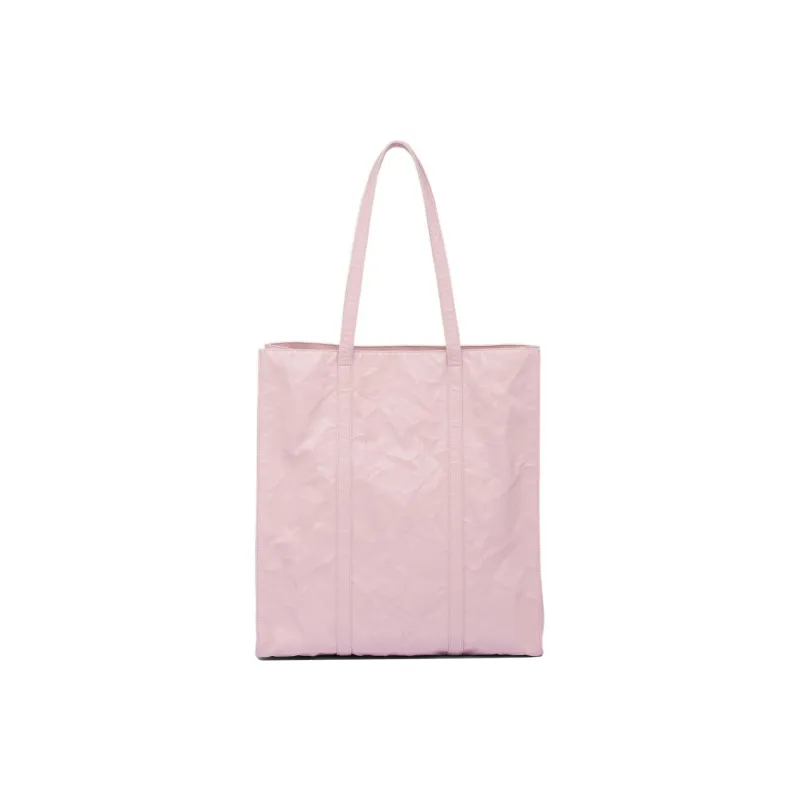PRADA Soft Sheep Leather Tote Bag Shopping Bag Handbag Medium Size Women's Pink-2