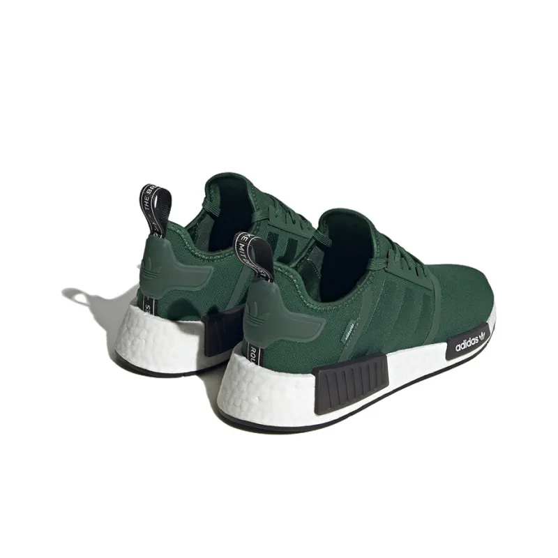 Adidas Nmd R1 Dark Green Core Black Cloud White Women's-3
