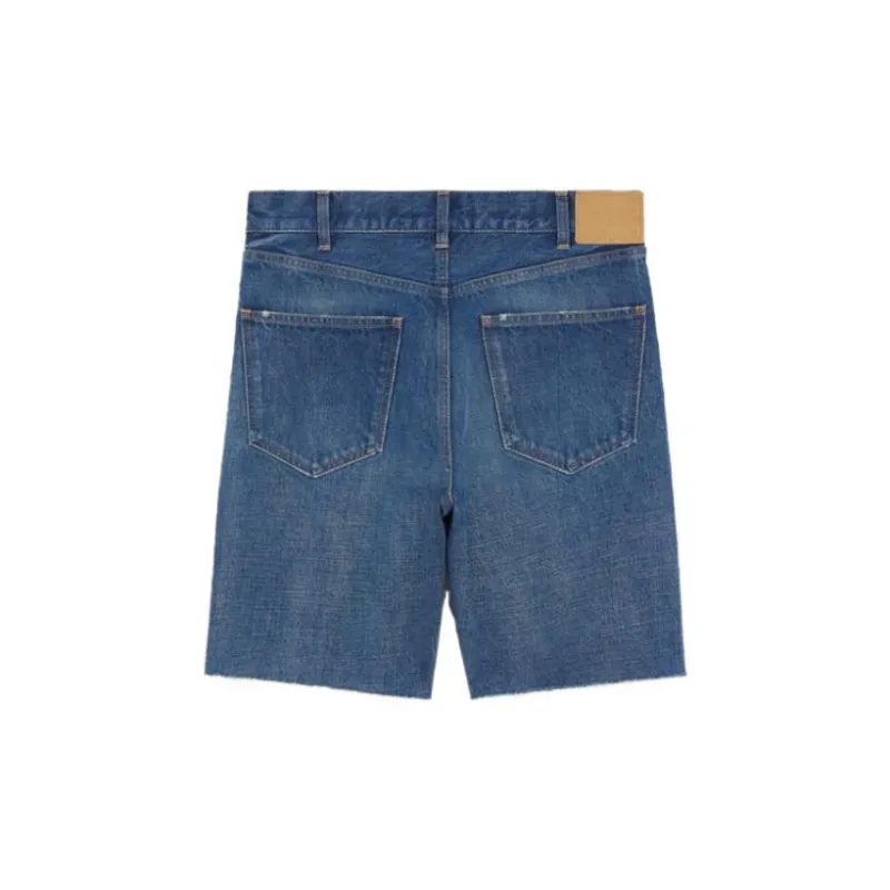 CELINE Denim Shorts Women's Blue-1