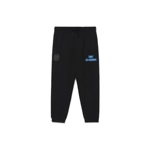 Alpha Industries Knitted Sweatpants Men Black