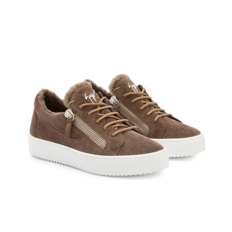 Giuseppe Zanotti Gail Sheepskin Trim Sneakers-2