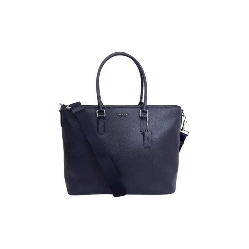COACH Beckett Leather Shoulder Bag, Crossbody Bag, Handbag Regular Men's Midnight Blue-0