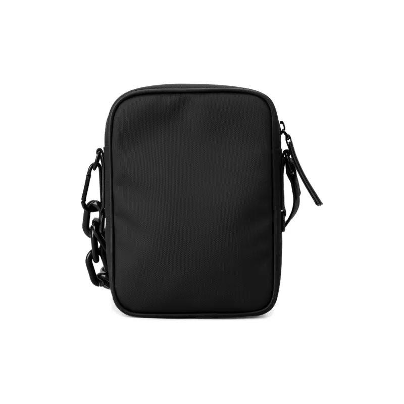 PIERRE CARDIN Fabric Small Square Bag Shoulder Bag, Crossbody Bag Trumpets Men's Black-4
