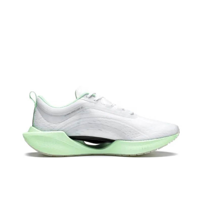 LiNing Super Light 19 Cushioning Anti-Slip And Wear-Resistant Low-Top Running Shoes Women's Gray Green-1
