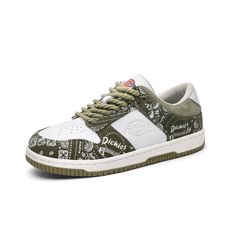 割引購入 Dickies Skateboard POIZON - Green Beige Low-Top Men Shoes ピアス
