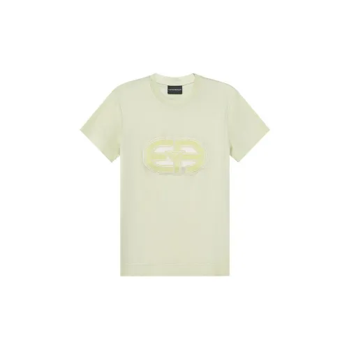 EMPORIO ARMANI T-Shirts Men Light Green