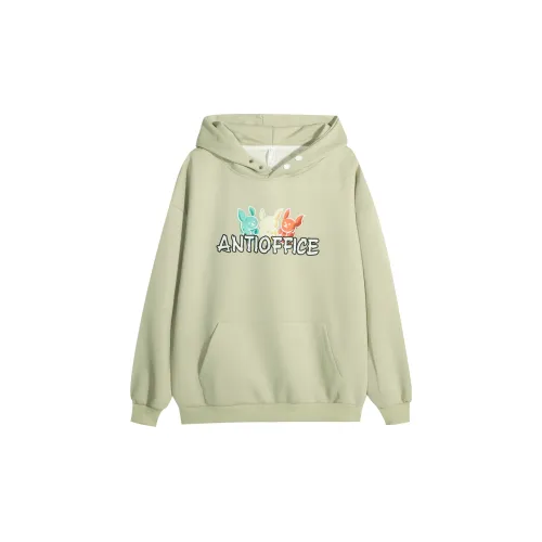 Antioffice Sweatshirts Unisex Light Green