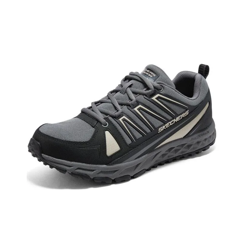 Skechers Escape Plan Anti Slip Wear Resistant Low Top Outdoor Shoes Charcoal Gray-2