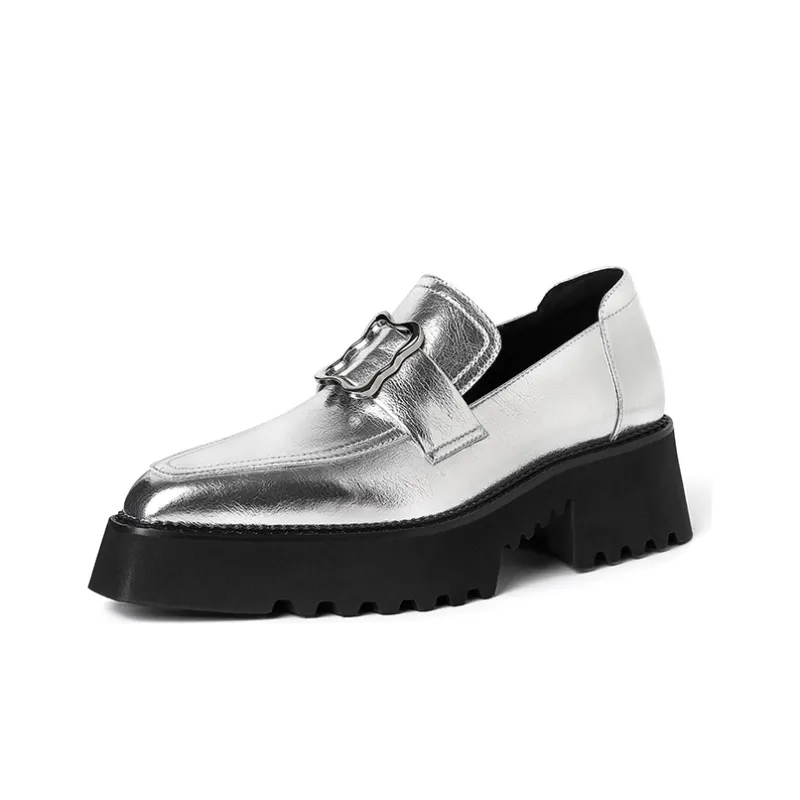 Naiyee Loafers Women's Silver/Black-3