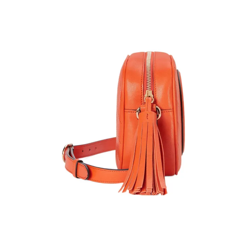 GUCCI Blondie Leather Crossbody Bag Shoulder Bag Women's Orange-2