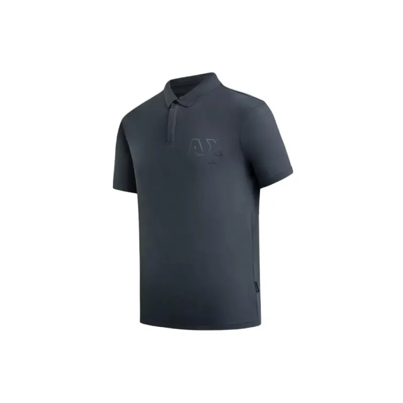 ARMANI EXCHANGE Polo Shirts Men Navy Blue-2