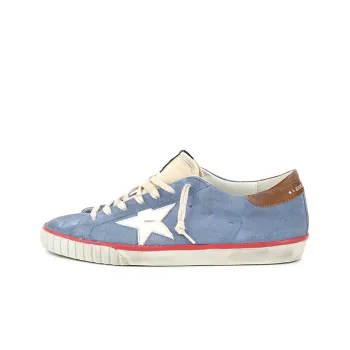 Golden Goose Super Star Stylish Skateboarding Shoes Men's Blue Vintage Version